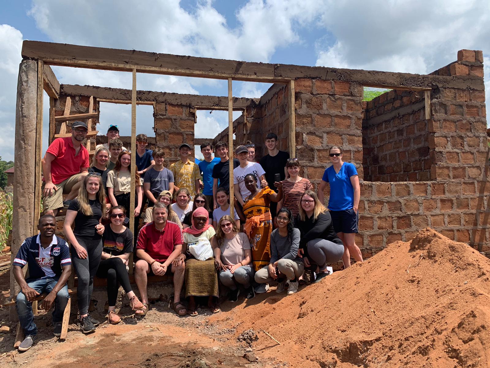 Home-building in Tanzania